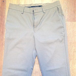 Gray Haggar Slim Fit 34x34 Dress Pants